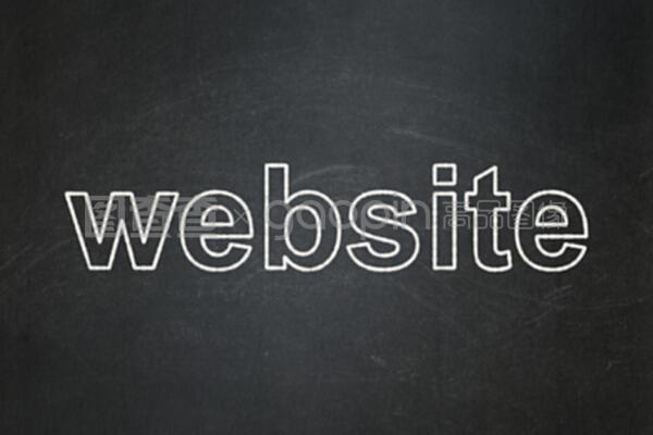 关于黑板背景的网页开发概念网站