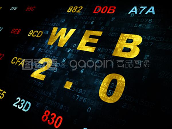 关于数字背景的web发展概念web 2.0